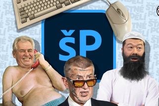 Okamura jako člen 80s boybandu. Takhle se dělá grafika Šťastného pondělí - Médium.cz